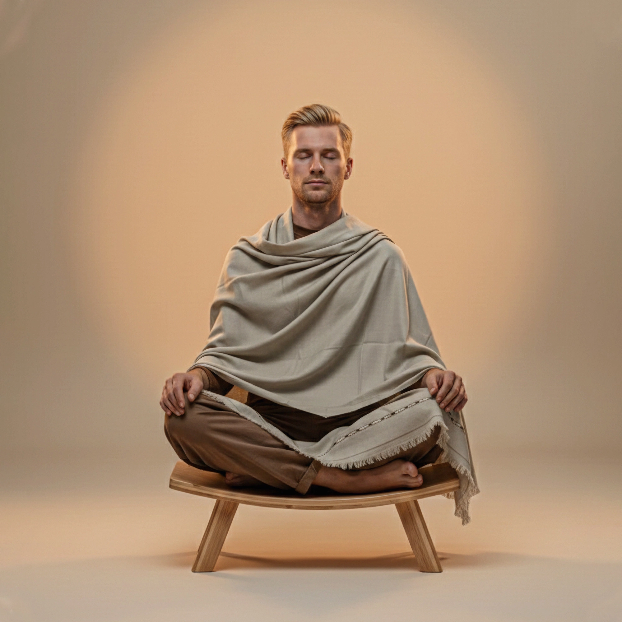 CLOUD GRAY 2000 Meditation Shawl/Blanket (Cloud Gray) - Image 1