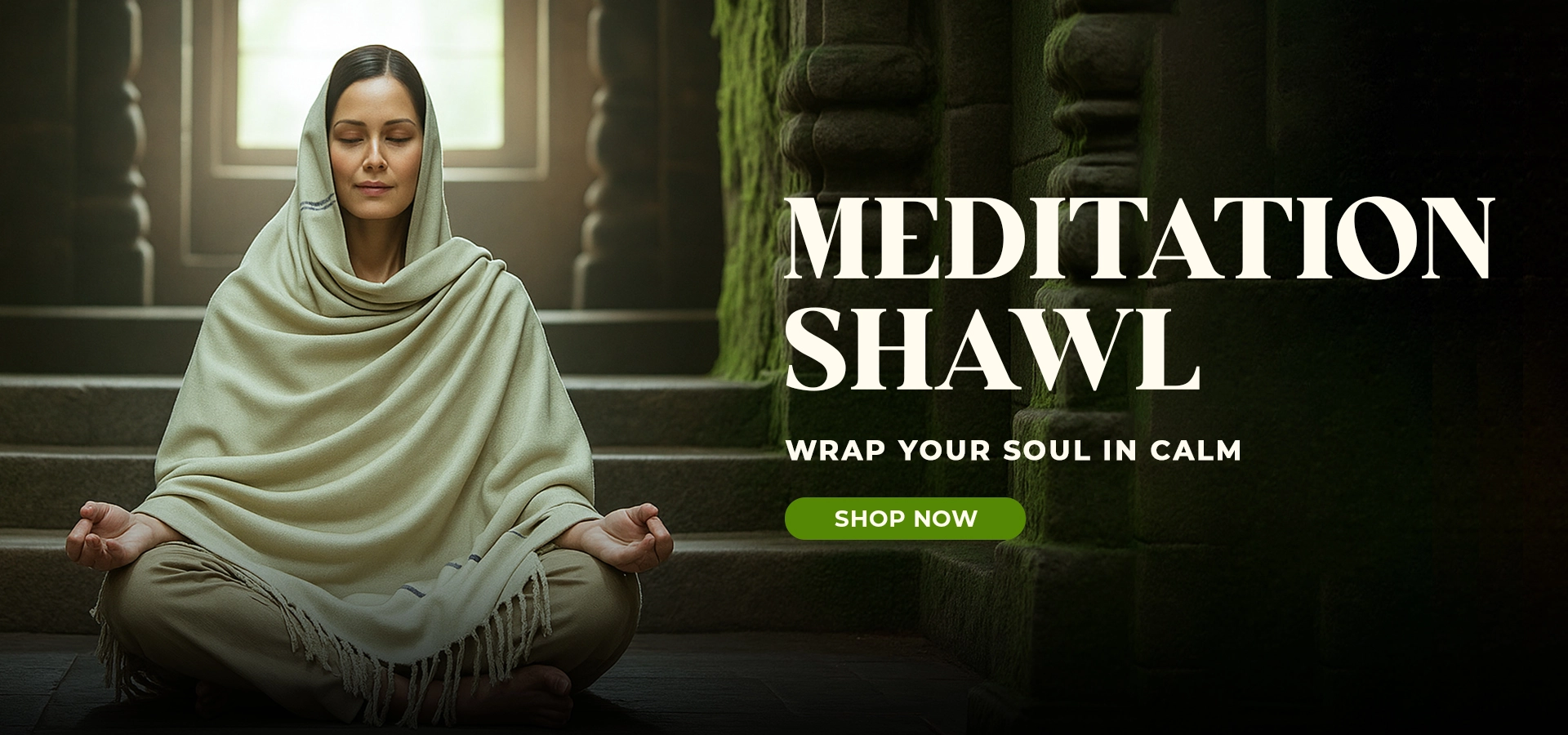 meditation Shawl Banner